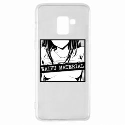 Чехол для Samsung A8+ 2018 Waifu Material