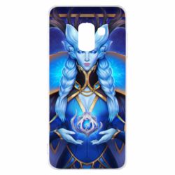Чохол для Samsung A8 2018 Warcraft Winter Queen-PrintSalon Чохол для Samsung A8 2018 Warcraft Winter Queen