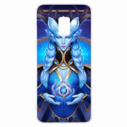 Чехол для Samsung A8+ 2018 Warcraft Winter Queen - PrintSalon