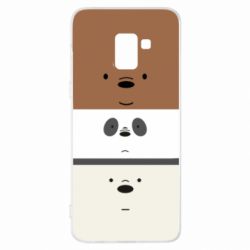 Чохол для Samsung A8+ 2018 We bare bears ice cream - PrintSalon
