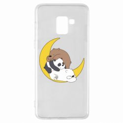 Чехол для Samsung A8+ 2018 We bare bears sleep - PrintSalon