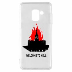 Чехол для Samsung A8 2018 Welcome to Hell - PrintSalon