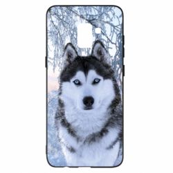 Чохол для Samsung A8+ 2018 Winter Husky - PrintSalon