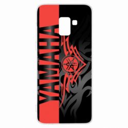 Чехол для Samsung A8+ 2018 Yamaha Red And Black - PrintSalon