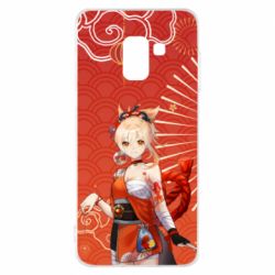Чехол для Samsung A8 2018 Yoimiya Genshin Impact - PrintSalon