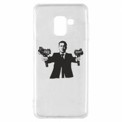 Чехол для Samsung A8 2018 Zelensky fuck putin - PrintSalon