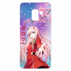 Чехол для Samsung A8 2018 Zero Two Darling In The Franxx