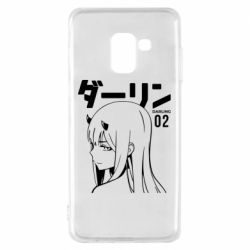 Чехол для Samsung A8 2018 Zero Two Girl