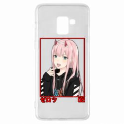 Чехол для Samsung A8+ 2018 Zero Two Modern Style - PrintSalon