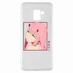 Чехол для Samsung A8+ 2018 Zero Two Smile - PrintSalon