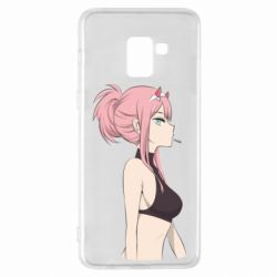 Чехол для Samsung A8+ 2018 Zero Two - PrintSalon
