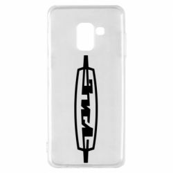 Чехол для Samsung A8 2018 ЗиЛ логотип - PrintSalon