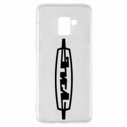 Чехол для Samsung A8+ 2018 ЗиЛ логотип - PrintSalon