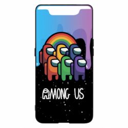 Чехол для Samsung A80 Among Us art paints - PrintSalon