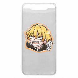 Чехол для Samsung A80 Angry Zenitsu Agatsuma - PrintSalon