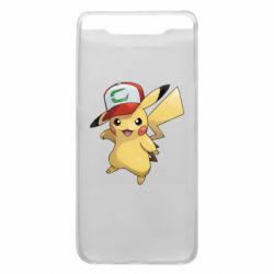 Чехол для Samsung A80 Ash's hat Pikachu - PrintSalon