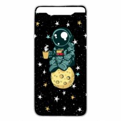 Чохол для Samsung A80 Astronaut and coffee - PrintSalon