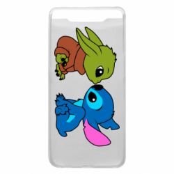 Чехол для Samsung A80 Baby Yoda And Stitch - PrintSalon