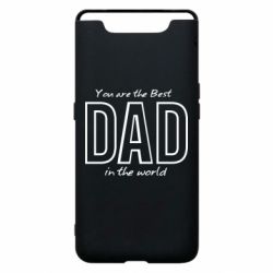 Чохол для Samsung A80 Best dad text - PrintSalon