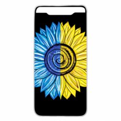 Чехол для Samsung A80 Большой подсолнух Украина