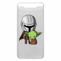 Чехол для Samsung A80 Din Djarin And The Child - PrintSalon