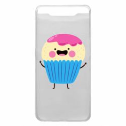Чехол для Samsung A80 Funny cupcake with smile - PrintSalon