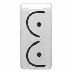 Чехол для Samsung A80 Funny tits - PrintSalon