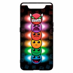 Чохол для Samsung A80 Geometry Dash Levels - PrintSalon