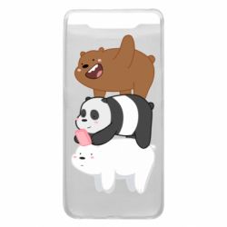 Чехол для Samsung A80 Гризли Панда и Белый - PrintSalon