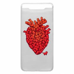 Чехол для Samsung A80 Heart of many cats - PrintSalon