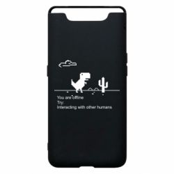 Чехол для Samsung A80 Internet Dinosaur - PrintSalon
