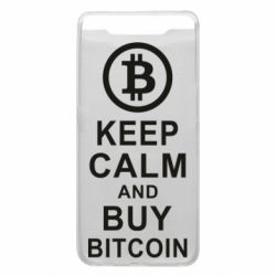 Чехол для Samsung A80 Keep calm and by bitcoin - PrintSalon