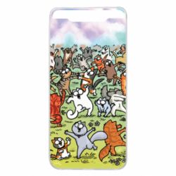 Чохол для Samsung A80 Коти танцюють - PrintSalon