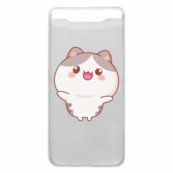 Чехол для Samsung A80 Котик обнимает тебя - PrintSalon