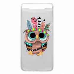 Чехол для Samsung A80 Little owl with feathers - PrintSalon