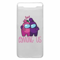 Чехол для Samsung A80 Love is Among Us - PrintSalon