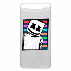 Чехол для Samsung A80 Marshmello Colorful Portrait - PrintSalon