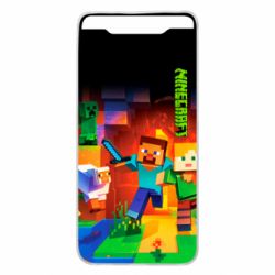 Чехол для Samsung A80 Майнкрафт - PrintSalon