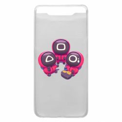 Чехол для Samsung A80 Милые солдаты из игры в кальмара - PrintSalon