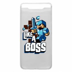 Чехол для Samsung A80 Minecraft Like a Boss - PrintSalon