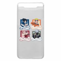 Чехол для Samsung A80 Naruto team 7 in action-PrintSalon Чехол для Samsung A80 Naruto team 7 in action