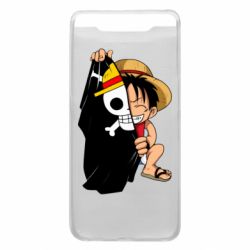 Чехол для Samsung A80 One piece chibi Luffy - PrintSalon