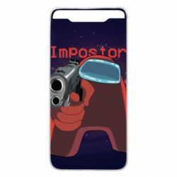 Чохол для Samsung A80 Red With A Gun - PrintSalon