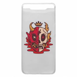 Чехол для Samsung A80 Skull face - PrintSalon