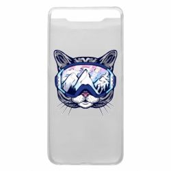 Чехол для Samsung A80 Snowboard Cat - PrintSalon