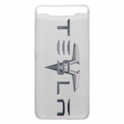 Чехол для Samsung A80 Tesla Car logo - PrintSalon
