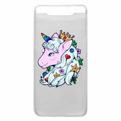 Чехол для Samsung A80 Unicorn Princess - PrintSalon