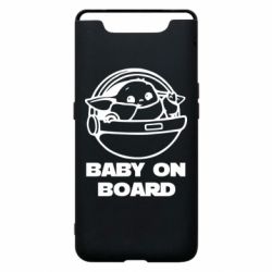 Чехол для Samsung A80 Вaby on board - PrintSalon