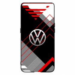 Чехол для Samsung A80 Volkswagen logo and abstraction - PrintSalon