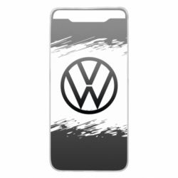 Чохол для Samsung A80 Volkswagen logo and grunge - PrintSalon